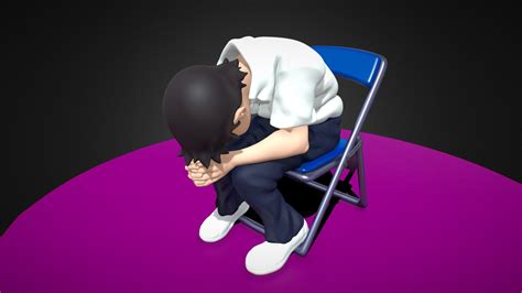 evangelion chair scene|shinji sitting in chair statue.